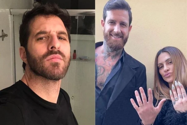 Rafinha Bastos e marido Cleo Pires