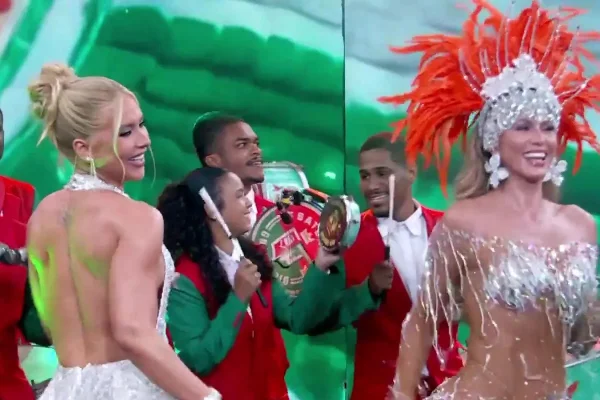 Livia Andrade e Virginia no Domingão com Huck