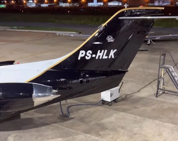 Veja fotos de novo avião do jogador Hulk, avaliado em R$ 40 milhões