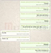 Conversas entre Bruno Henrique e seu irmão, Wander Conversas entre Bruno Henrique e seu irmão, Wander