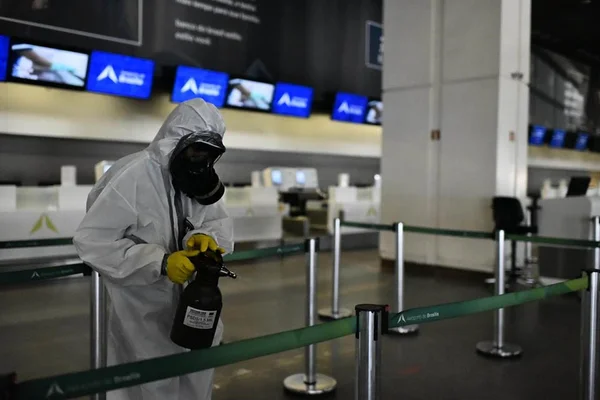 Desinfecção Aeroporto Internacional de Brasília