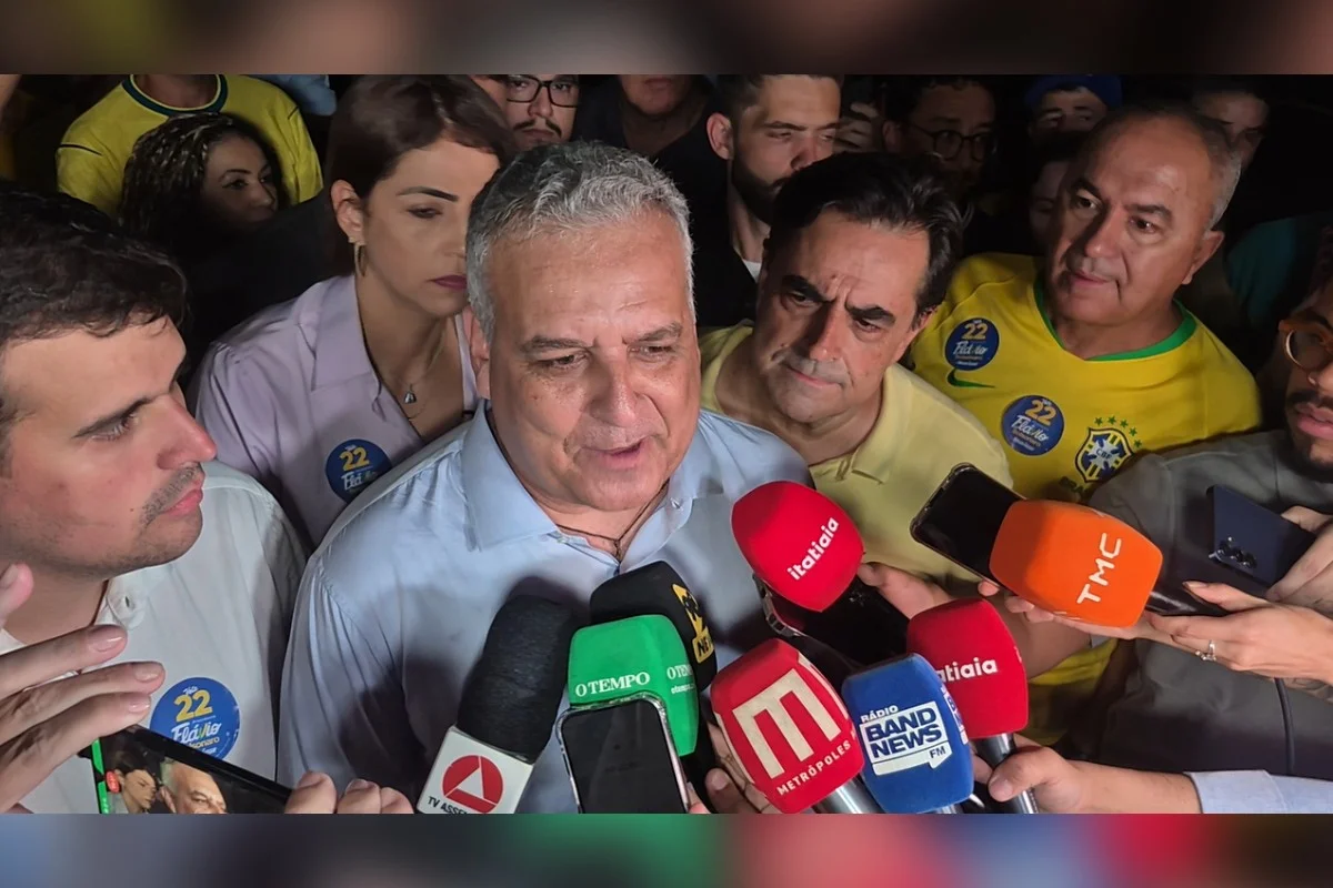 Alfredo Gaspar PL candidato vice-presidente em ato de campanha em Belo Horizonte Alfredo Gaspar PL candidato vice-presidente em ato de campanha em Belo Horizonte