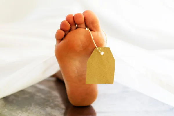 Corpo, funerária, cadáver, necrotério, pé de morto