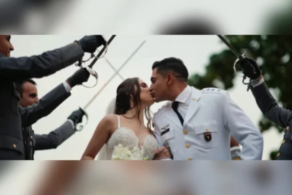 “Noiva mais segura do Brasil” apresenta família e viraliza