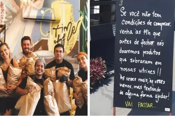 Padaria de Florianópolis oferece doações para quem precisa e viraliza