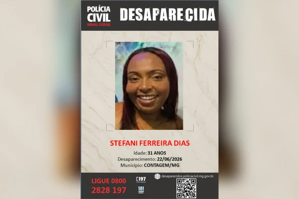 Stefani Ferreira Dias, desaparecida em Contagem MG