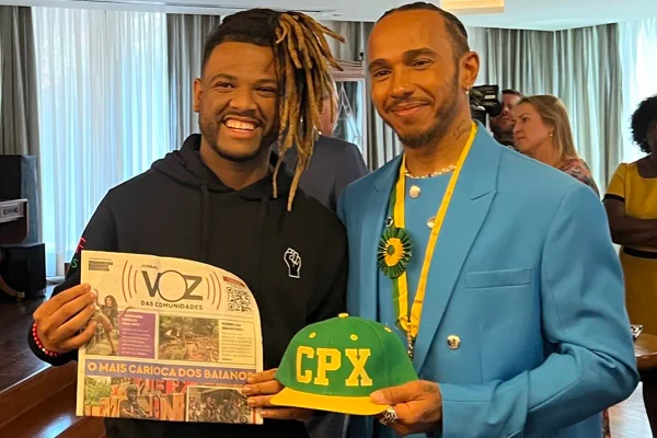 lewis hamilton boné cpx rené silva voz das comunidades