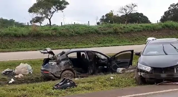 Vídeo mostra momento exato de acidente que matou dois na BR-060