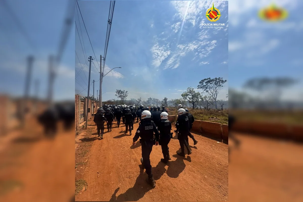 117 policiais militares foram mobilizados para a ação 117 policiais militares foram mobilizados para a ação