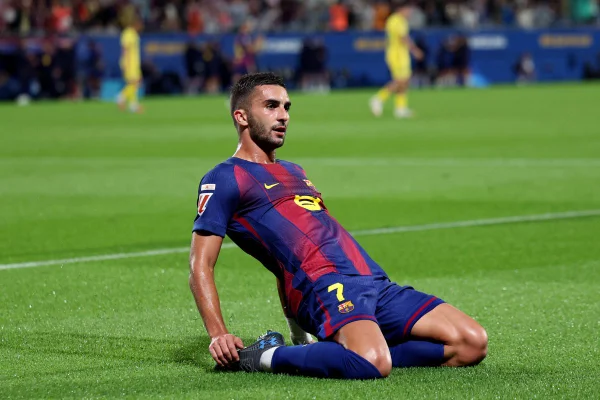 Imagem colorida da partida entre Barcelona x Getafe