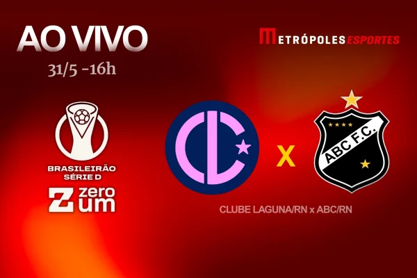 Série D ZeroUm: Metrópoles transmite Clube Laguna-RN x ABC-RN ao vivo