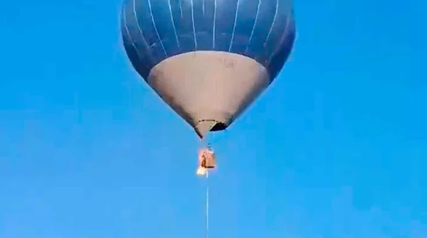 balão em chamas no México / Metrópoles
