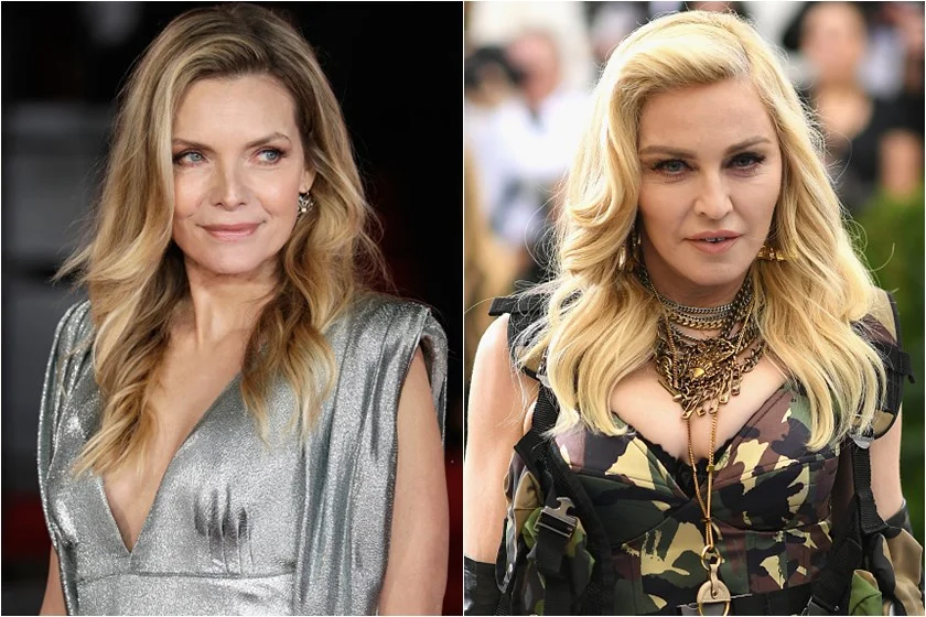 Michelle Pfeiffer e Madonna dividem a mesma idade: 59 anos Michelle Pfeiffer e Madonna dividem a mesma idade: 59 anos