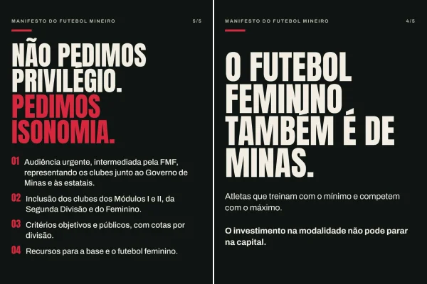 Fim das bets: clubes do interior cobram fatia de auxílio do governo de MG - destaque galeria Fim das bets: clubes do interior cobram fatia de auxílio do governo de MG - destaque galeria