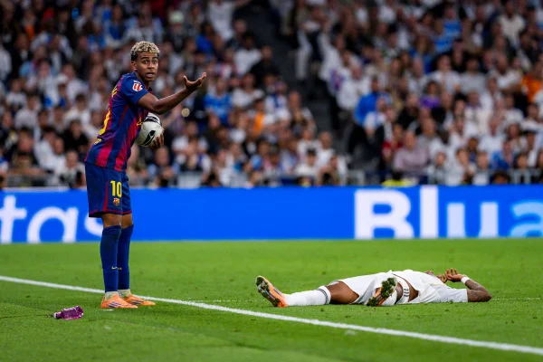 Lamine Yamal no El Clasico diante do Real Madrid