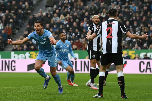 Newcastle x Manchester City Rúben Dias