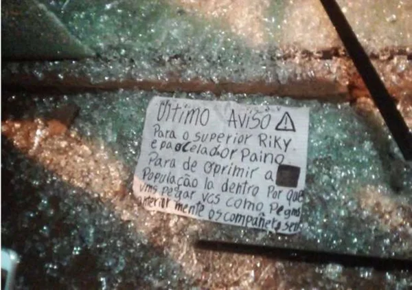 Pistoleiros atiram em casa de servidor penitenciário e deixam bilhete ameaçador