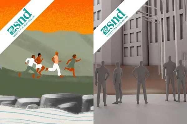 Imagens coloridas destacam prêmios vencidos pelo Metrópoles no prêmio SND