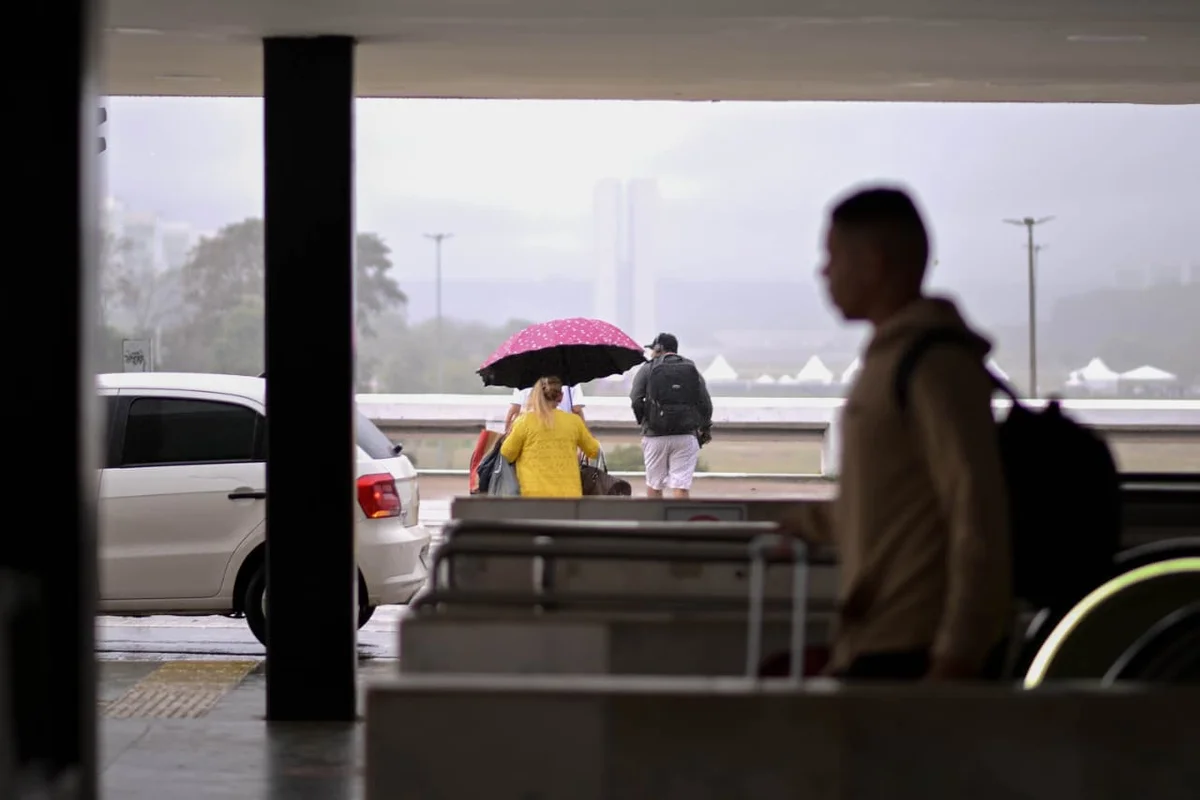 Capital federal aguarda pancadas de chuva e trovoadas isoladas