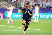 Lautaro Martínez marcou o segundo gol da Argentina sobre a Jordânia.