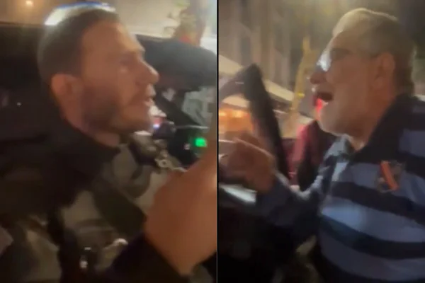 Reprodução de dois homens brancos discutindo - Metrópoles