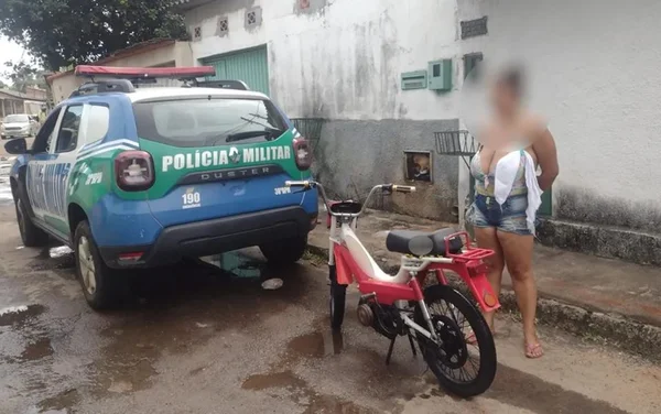 goias mae usa filho para furtar moto
