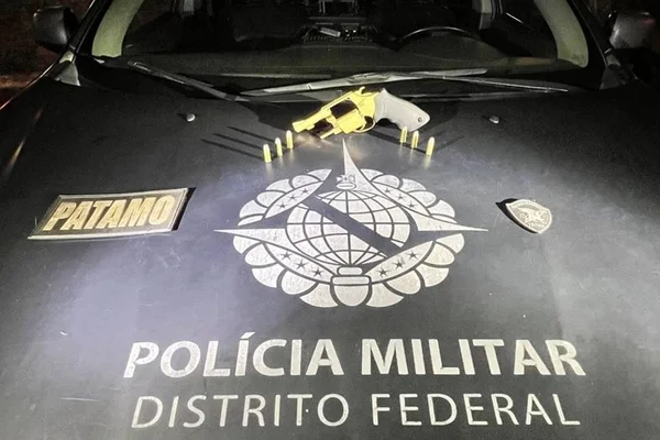 Bandido ostentação é preso no DF ao negociar venda de arma “de ouro”