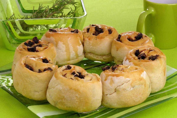 Rosca de salame e alecrim