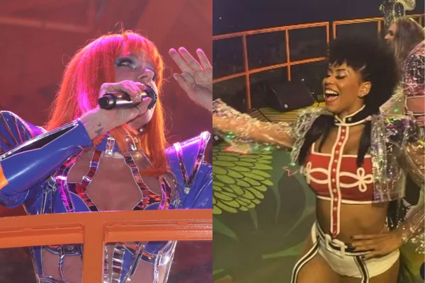 Xuxa e paquita negra no Rock in Rio - Metrópoles
