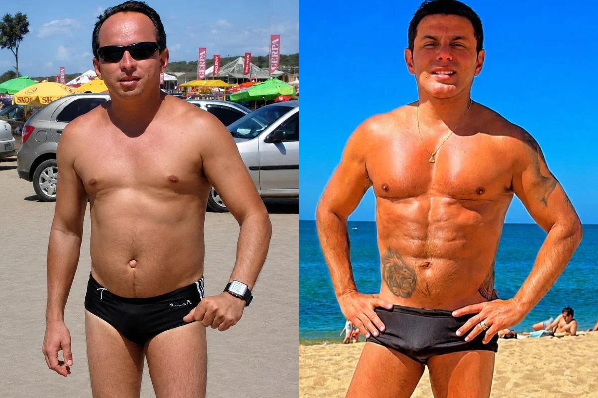 Marido de Gretchen surpreende ao mostrar antes e depois; cantora reage