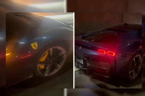 Imagem colorida de Ferrari