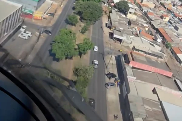 PM mostra perseguição alucinante com viaturas e helicóptero no DF