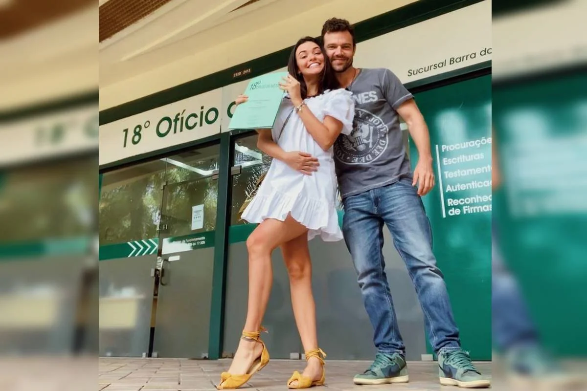 Detalhe: o casal sequer contou para amigos e familiares Detalhe: o casal sequer contou para amigos e familiares
