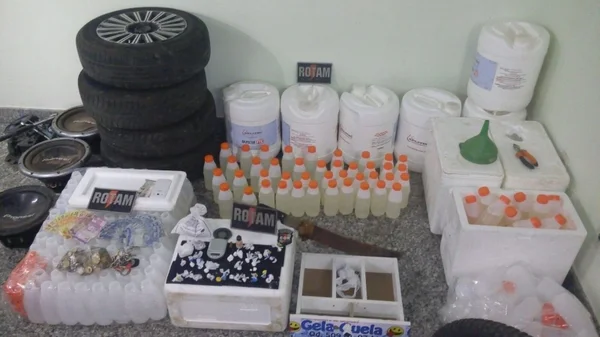 Polícia Militar encontra laboratório de drogas no Recanto das Emas