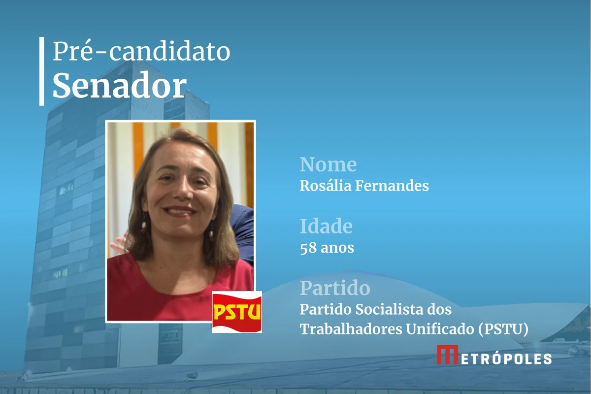 Candidata ao Senado - Rosália Fernandes (PSTU) RN Candidata ao Senado - Rosália Fernandes (PSTU) RN