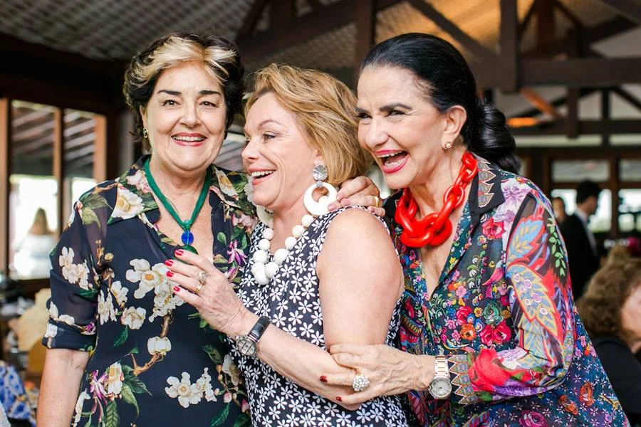 Mersedes Urquiza, Mercia Crema e Moema Leão Mersedes Urquiza, Mercia Crema e Moema Leão