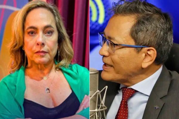 Na EBC, Cissa Guimaraes e Robinson Barreirinhas desmentiram fakes sobre o Pix