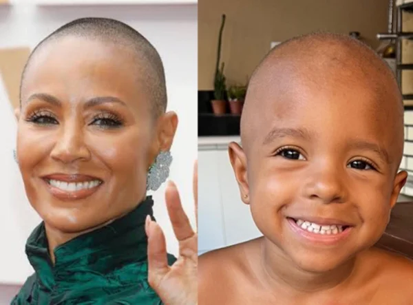Jada Smith e Lavínia, filha de Edvaldo Valério