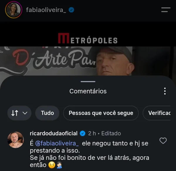 Duda reage após saber que Cristian Cravinhos vai gravar com calcinha - destaque galeria
