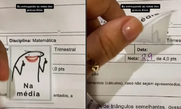Professora do Pará viraliza dando notas com “flork” para alunos