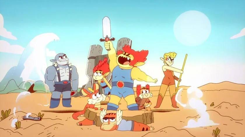 <b><a href="https://www.youtube.com/watch?v=C69m-IGXxlc" target="_blank">ThunderCats</a>:</b> a nova versão traz também um novo design, com cores e personagens vibrantes, à la Steven Universe. Lion-O, Tygra, Panthro, Cheetara, Wilykat e Wilykit se juntam novamente, após a destruição do seu planeta natal de Thundera. Eles devem então construir um lar em outro local, dominado pelo tirânico Mumm-Ra <b><a href="https://www.youtube.com/watch?v=C69m-IGXxlc" target="_blank">ThunderCats</a>:</b> a nova versão traz também um novo design, com cores e personagens vibrantes, à la Steven Universe. Lion-O, Tygra, Panthro, Cheetara, Wilykat e Wilykit se juntam novamente, após a destruição do seu planeta natal de Thundera. Eles devem então construir um lar em outro local, dominado pelo tirânico Mumm-Ra