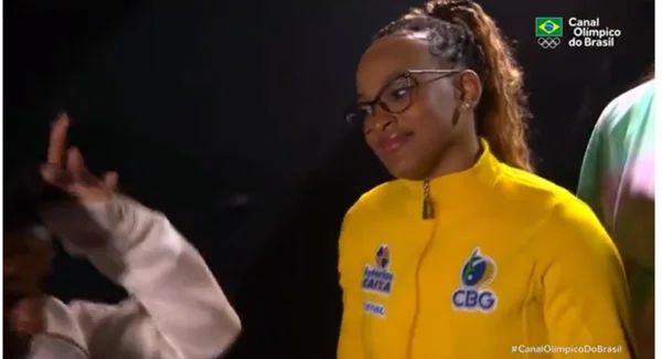 Simone Biles passa coroa para Rebeca Andrade - Metrópoles