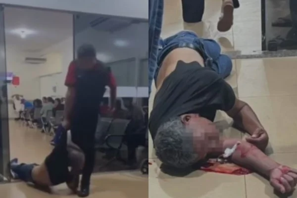 Imagem colorida, Vigilante é afastado após agredir e arrastar homem pelo chão em UPA - Metrópoles