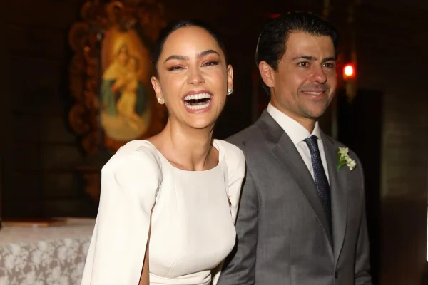 Influencer Lu Tranchesi se casa com o empresário Rafael Luzzi em SP