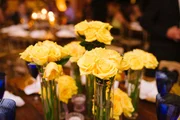 Ambiente foi decorado em tom de amarelo