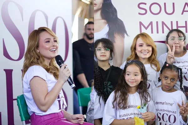Larissa Manoela participa de evento da Cimed em São Paulo (Divulgação)