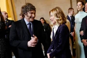 Presidente da Argentina, Javier Milei, e a primeira ministra da Itália, Giorgia Meloni Presidente da Argentina, Javier Milei, e a primeira ministra da Itália, Giorgia Meloni