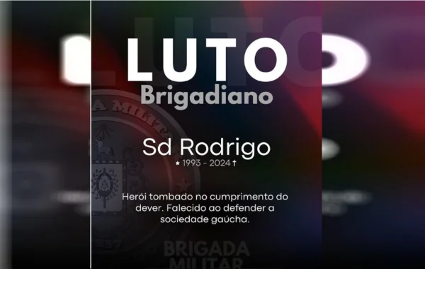 Imagem colorida, captura de tela de uma nota de pesar - Metrópoles