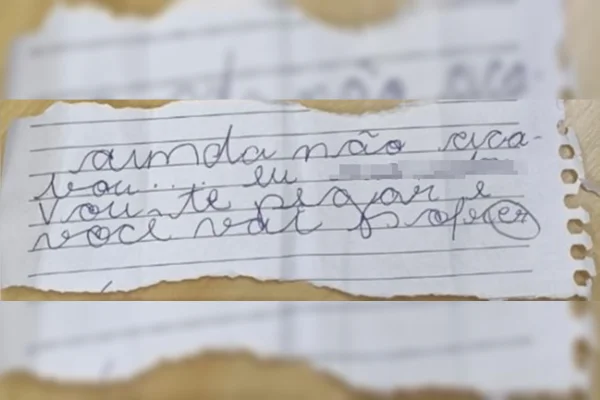 Adolescente recebe bilhetes ameaçadores em escola