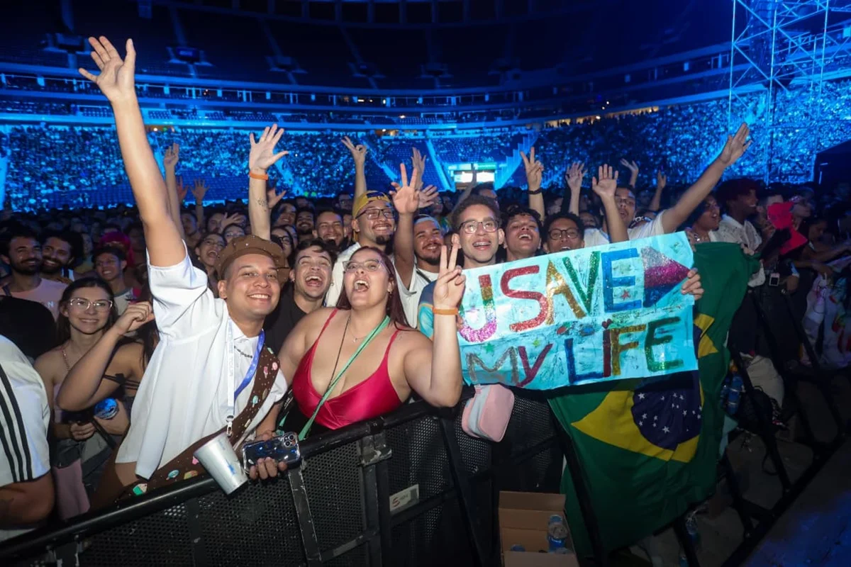 Fãs aproveitam show da Katy Perry Fãs aproveitam show da Katy Perry